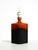 Ceramic Table Lamp in Red and Black by Kaiser Leuchten, 1960s For Sale - Image 9 of 17