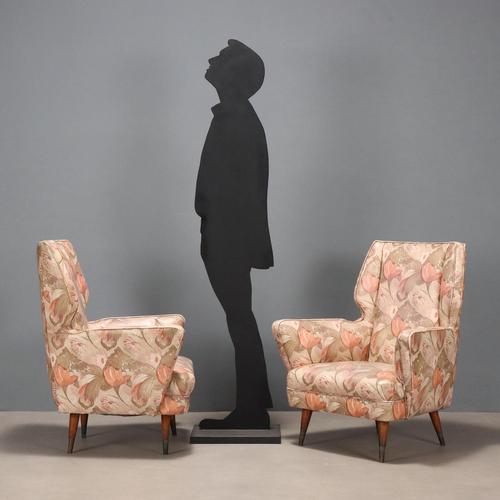 Vintage Armchairs in Leatherette, Italy, 1960s, Set of 2 For Sale - Image 3 of 11