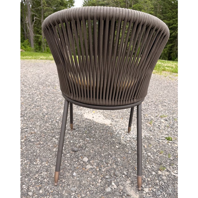 Modern Modern Outdoor Dining Chairs Lebello Set of 4 For Sale - Image 3 of 10