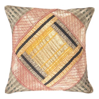 Pasargad DC Sari Silk Square Pillow Case For Sale