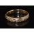 Gorgeous 14k Solid Gold Engraved Leaves Stacking Bangle Bracelet For Sale - Image 9 of 13