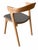 2020s Pair of Ethnicraft Bok Dining Chairs by Alain Van Havre – Solid Teak With Warm Grey Cushions – Showroom Models For Sale - Image 5 of 9