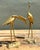 Vintage Polished Brass Cranes - Set of 2 For Sale In West Palm - Image 6 of 7