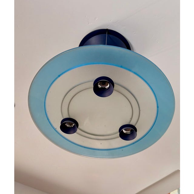 Arteluce 1980s Arteluce "Aurora" Pendant Light by King-Miranda (1980s) For Sale - Image 4 of 7