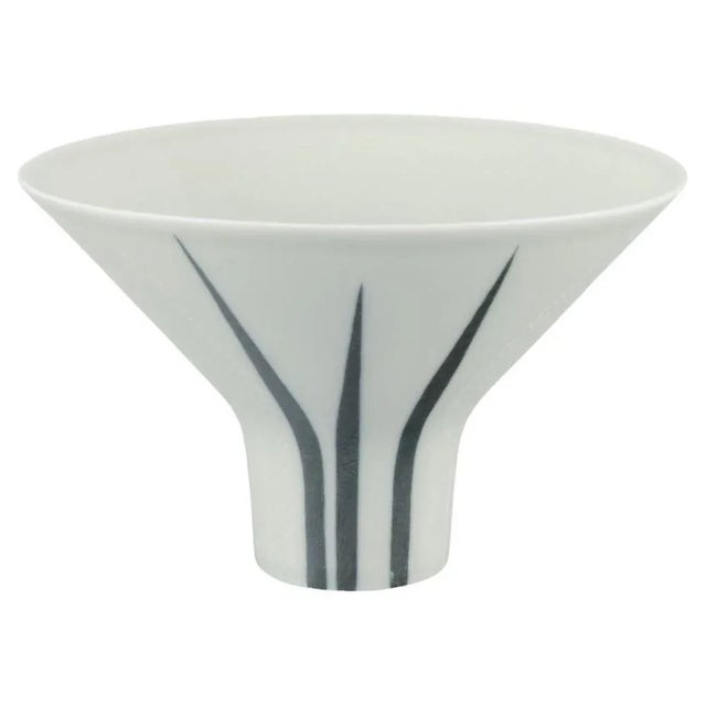 Ceramic Mid-20th Century Modernist Lancet Porcelain Vase from Rörstrand For Sale - Image 7 of 7