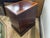 Small chest of drawers, two tone inlay with veneer. Metal hardware., four drawers.