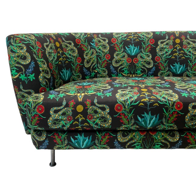 Mid 20th Century Vintage Sofa Attributed to Thayer Coggin: Texas Roads Edition For Sale - Image 4 of 18
