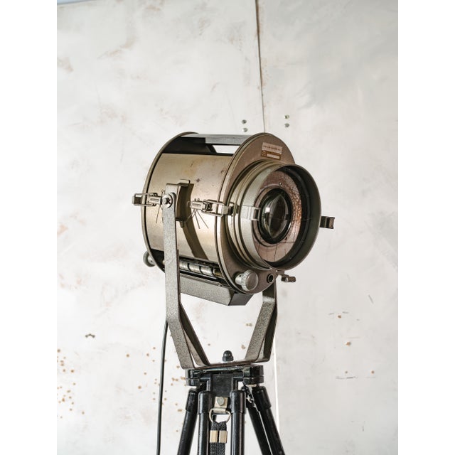 Industrial Tripod Theater Spotlight Floor Lamp from ADB Belgium, 1960s For Sale - Image 16 of 18