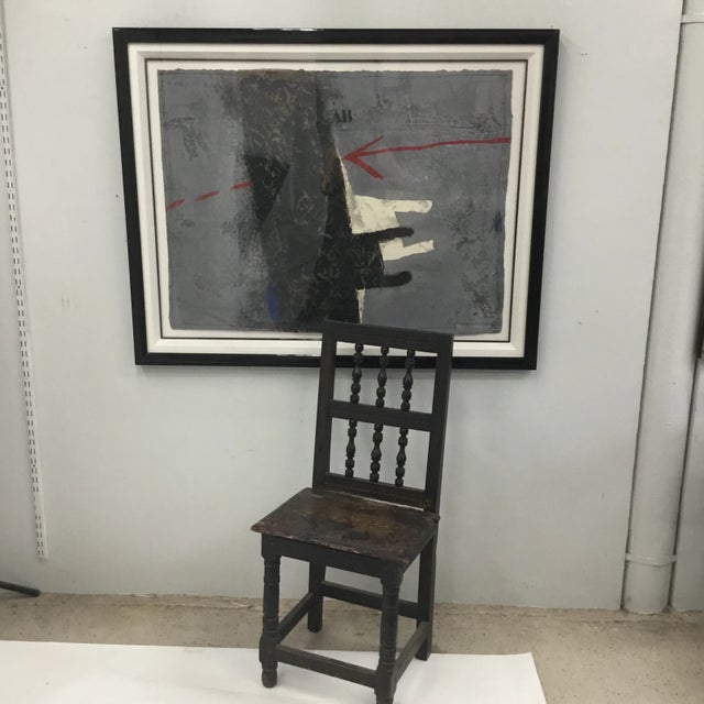 Oversized Vintage Framed Carborundum Etching by James Coignard For Sale - Image 10 of 11