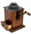 Wood Unusual Antique American Cast Iron & Wood Hand Crank Coffee Grinder - Circa Late 19th Century For Sale - Image 7 of 18