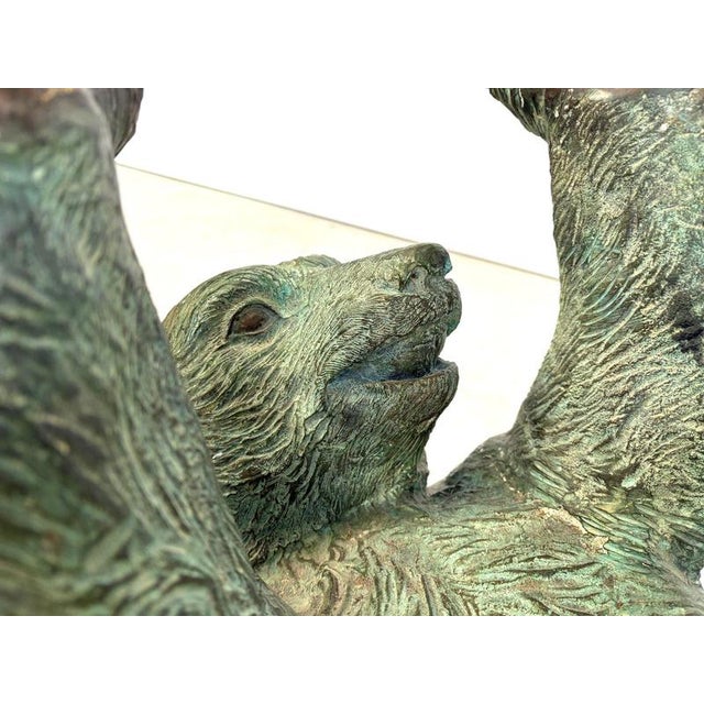 Brass Bear Coffee Table, 1970s For Sale - Image 6 of 12