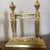 Solid Brass Aesthetic Movement Fireplace Andirons For Sale In Baltimore - Image 6 of 12