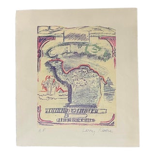 Larry Rivers 1980 Signed Artist Proof Camel Cig Pop Art Lithograph Print For Sale