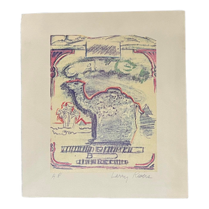 Larry Rivers 1980 Signed Artist Proof Camel Cig Pop Art Lithograph Print