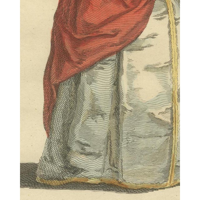 Jefferys, Lady Mayoress of London in 1640, Ruff and Red Gown, 1757, Engraving For Sale - Image 6 of 9