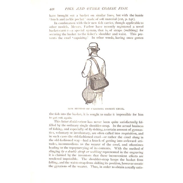 White "The Badminton Library: Fishing" 1901 Chlomondeley-Pennell, H. For Sale - Image 8 of 12