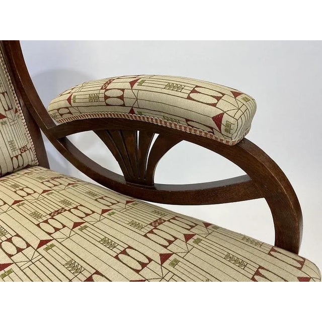 Art Nouveau Wing Chair from Thonet, 1890s For Sale - Image 6 of 8