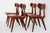 1960s Vintage Dutch Teak Dining Chairs by Louis Van Teeffelen for Awa, 1960, Set of 4 For Sale - Image 5 of 14