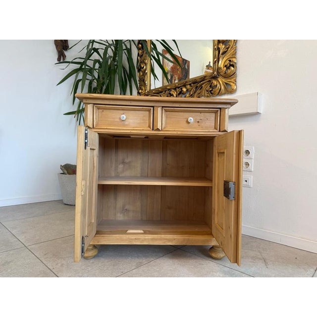 Rustic Apothecary Buffet in Wood For Sale - Image 14 of 17