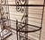 Antique French Bakers Rack Brass and Iron Multiple Shelves For Sale In Dallas - Image 6 of 11