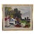 1946 Mid-Century Swedish Modernist Oil Painting by Erik Byström For Sale