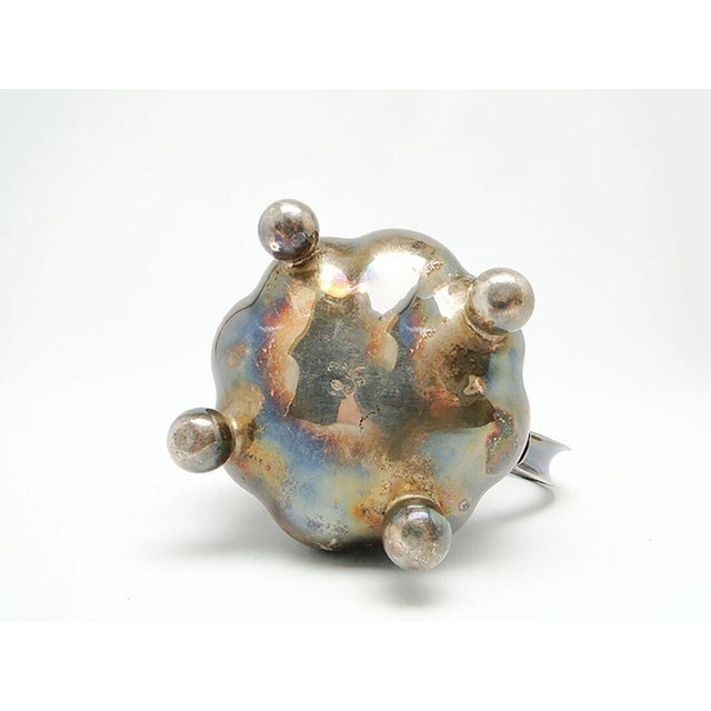 Art Nouveau Silver Milk Jug, Sweden, 1930s For Sale - Image 4 of 6