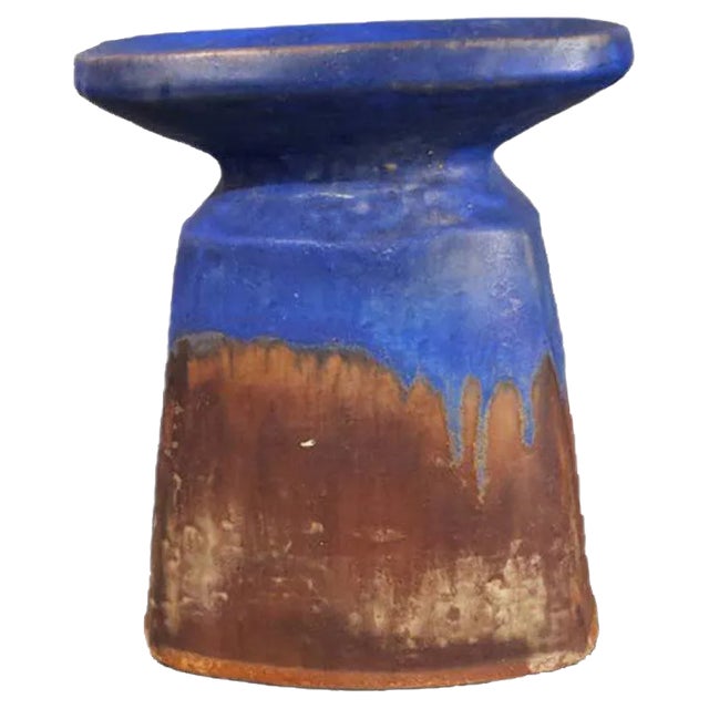 Ceramic Candleholder by Glatzle for Karlsruher Majolika, 1968 For Sale