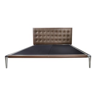 Cassina Volage Leather King Size Bed Frame by Philippe Starck (New Condition) For Sale
