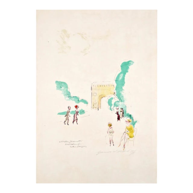 Kees Van Dongen, Price, Untitled, Lithograph, 1950s For Sale