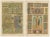 H. Dolmetsch, Manuscript and Mural Designs, 1887, Paper, Set of 2 For Sale