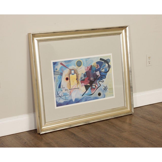 Abstract Wassily Kandinsky Framed Print, 'Yellow-Red-Blue' For Sale - Image 3 of 18