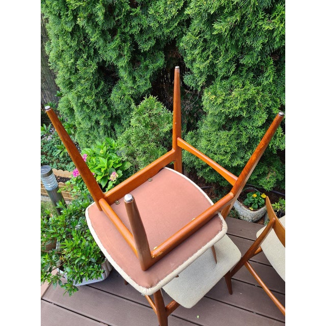 Vintage Habeo Model Chairs in Teak, Germany, 1950s, Set of 4 For Sale - Image 13 of 17