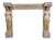 Neoclassical Gipsen Fireplace Mantel, 1890s, Set of 3 For Sale