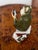 Hollywood Regency Vintage Ceramic Monkey Holding Mirror Figurine For Sale - Image 3 of 7