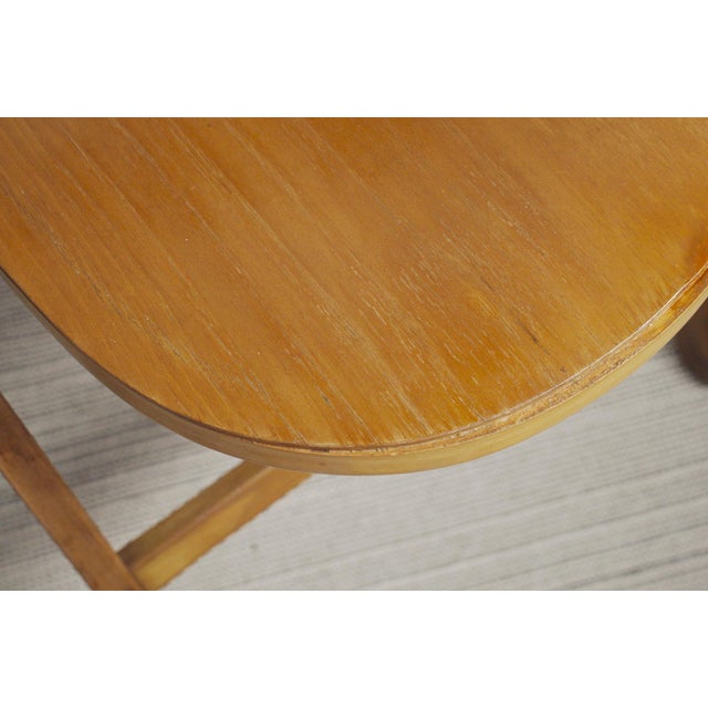 Brown Castiglioni Tric Folding Chairs by Achille and Pier Giacomo Castiglioni for Bernini, 1965, Set of 2 For Sale - Image 8 of 11