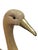 Mid 20th Century Italian Mid-Century Modern Hand-Carved Wooden Swan With Brass Beak, C. 1960s–70s For Sale - Image 5 of 16