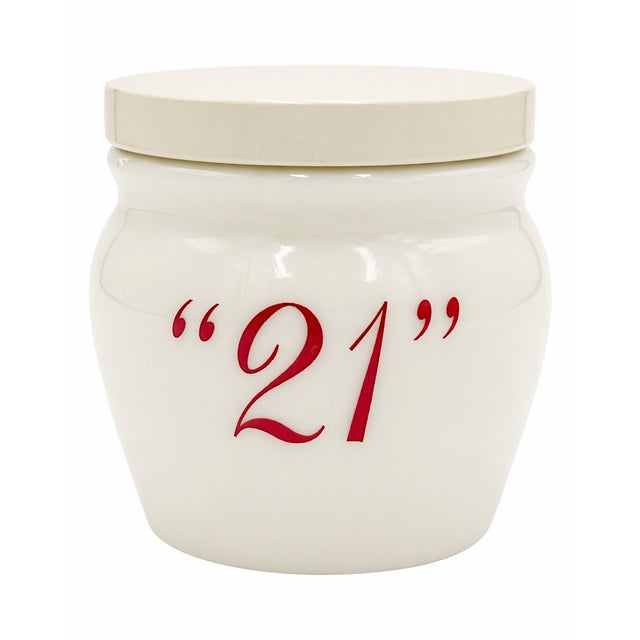Vintage the 21 Club Nyc Restaurant Condiment Sauce Jar For Sale - Image 10 of 10