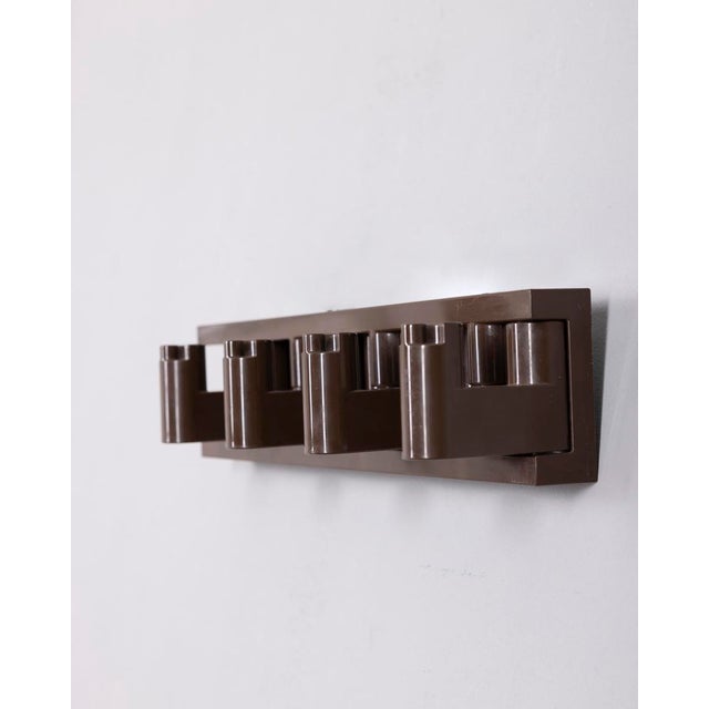 Minivip Wall Coat Rack by Benanti and Brunori for Velca Legano, Italy, 1970s For Sale - Image 10 of 10