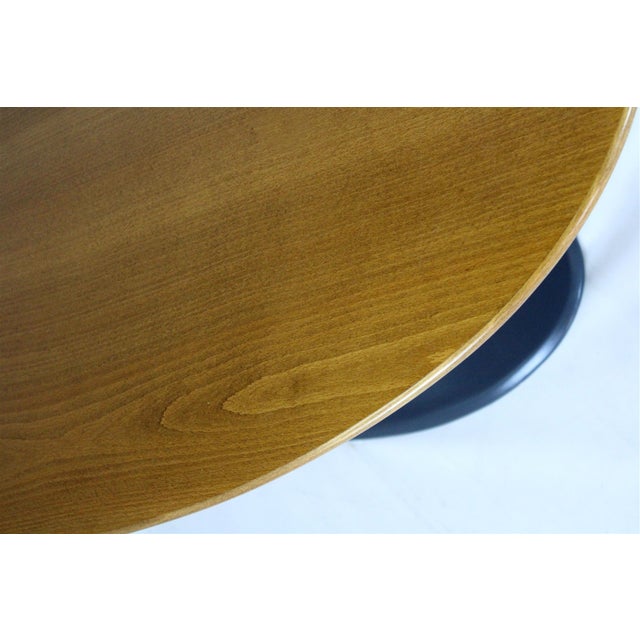 Mid-Century Modern Oval Ash Tulip Coffee Table from Drevotvar Jablonné Nad Orlicí, 1960s For Sale - Image 10 of 13
