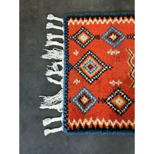 60s 70s Runner rug rug Rug Space Age Flower Power Design 60s 70s