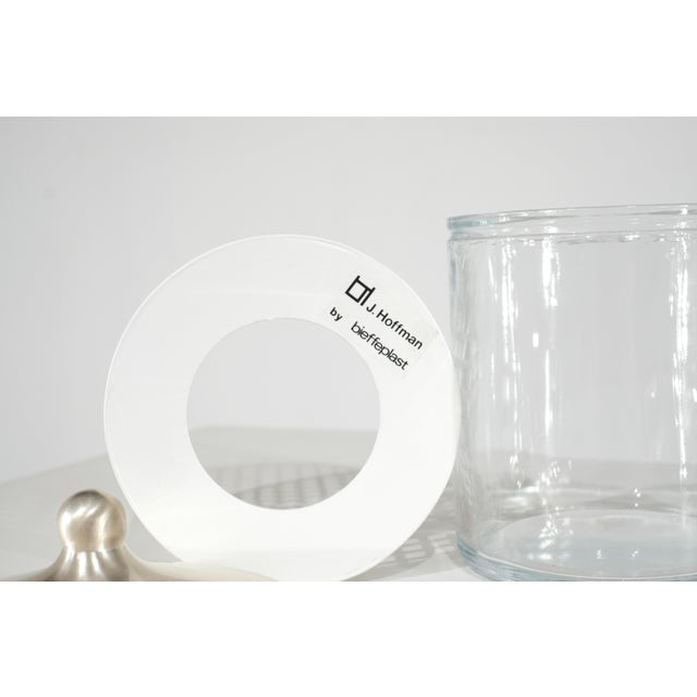 Sugar Bowl by Josef Hoffmann for Bieffeplast, Italy, 1980s For Sale - Image 3 of 12