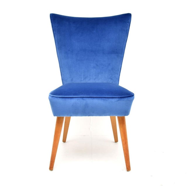 A beautiful and elegant vintage cocktail chair, this was made by Howard Keith, it dates from the 1950’s. This has an...