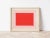 Not Yet Made - Made To Order Bright Red & Pink Modern Abstract Art Print, 24 X 30 Print in Wood Frame For Sale - Image 5 of 5