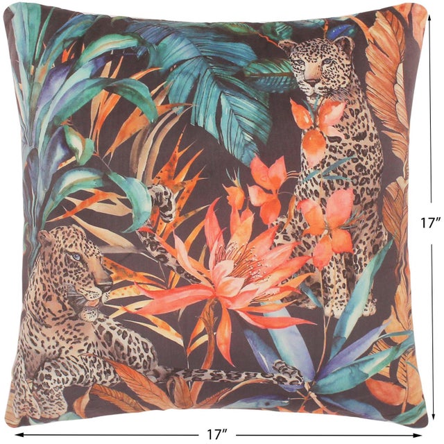 Bohemian Carruthe Printed Velvet Handmade Pillow For Sale - Image 4 of 8