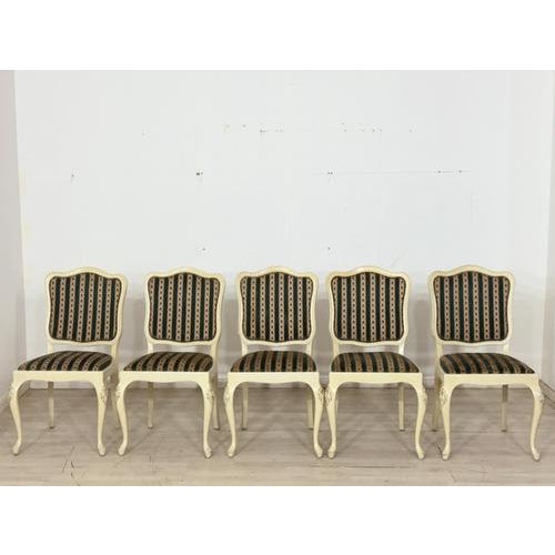 Vintage Chippendale Chairs, 1920, Set of 5 For Sale - Image 17 of 17