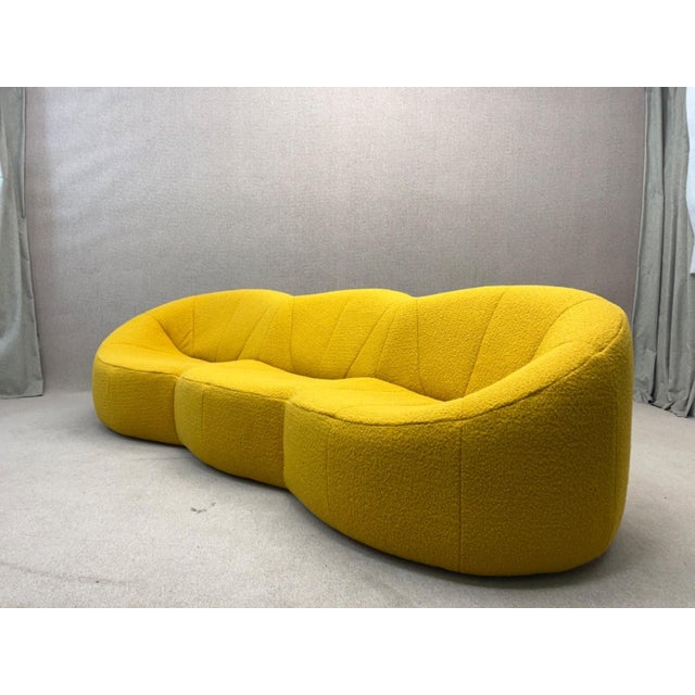 Yellow Pumpkin 3-Seater Sofa by Pierre Paulin for Ligne Roset For Sale - Image 9 of 18