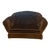 Baker Furniture Company Love Seat Upholstered in Brown Velvet - a Pair For Sale