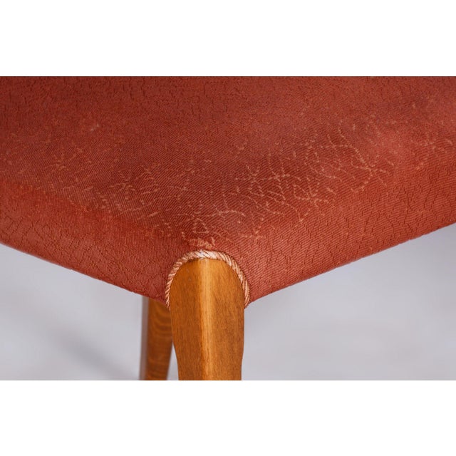 1940s Art Deco Beech Dining Chairs by Jindřich Halabala for Up Závody, Czechia, 1940s, Set of 4 For Sale - Image 5 of 11