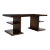 Carrocel Interiors Art Deco Style Figured Walnut Office Desk For Sale