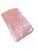 Antique French Linen Sheet Blush Coral Pink Trousseau Textile Ladderwork Detail Hand Pulled Stitch 1920s Romantic Bedding Fabric For Sale - Image 9 of 11